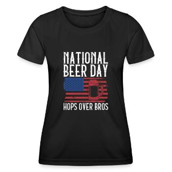 Beer Day Beer Day Beer lovers Beer drinkers - Women's Functional T-Shirt - black - Front - AI Model Female 172 light (172cm)
