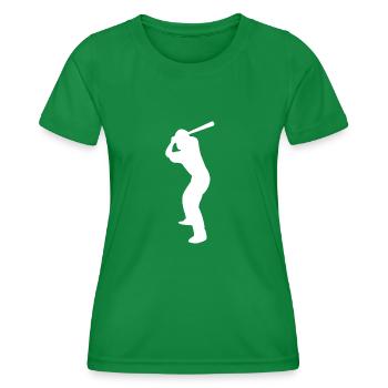Baseball - Frauen Funktions-T-Shirt - Kelly Green - Vorne - AI Model Female 172 dark (172cm)
