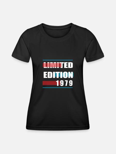 Limited Edition 1979 - Frauen Funktions-T-Shirt - Schwarz