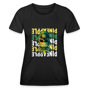 Upside Down Pineapple - Women's Functional T-Shirt - black - Front - AI Model Female 172 light (172cm)