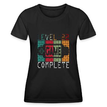 22 Birthday Level 22 complete - Women's Functional T-Shirt - black - Front - AI Model Female 172 light (172cm)