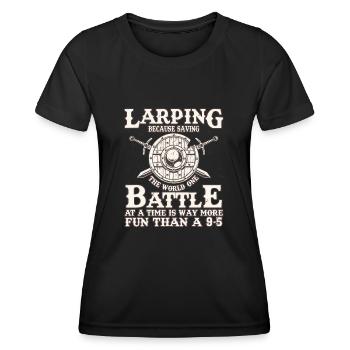 LARP RPG RPG Design for a Larper - Women's Functional T-Shirt - black - Front - AI Model Female 172 light (172cm)