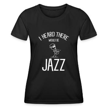 Jazz Music - Jazz Musicians - Women's Functional T-Shirt - black - Front - AI Model Female 172 light (172cm)