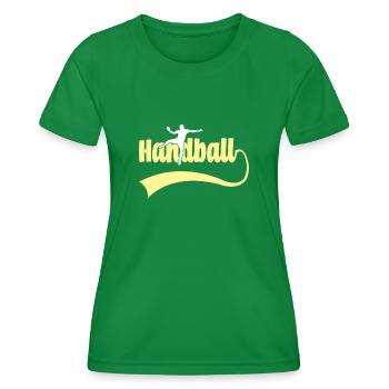 Handball - Frauen Funktions-T-Shirt - Kelly Green - Vorne - AI Model Female 172 dark (172cm)
