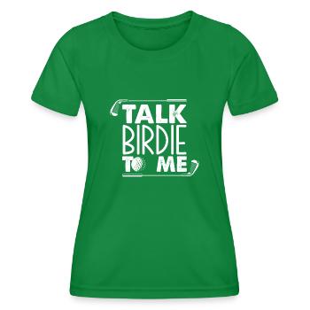 Jeu de mots de golf - T-shirt sport Femme - vert - Devant - AI Model Female 172 dark (172cm)