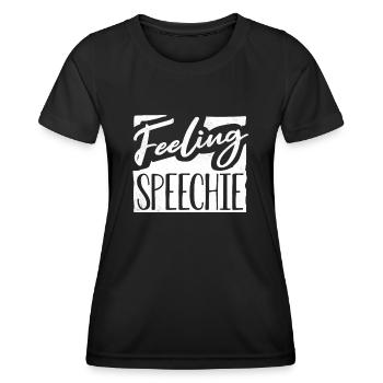 Speech-language pathology, speech-language pathologist - Women's Functional T-Shirt - black - Front - AI Model Female 172 light (172cm)