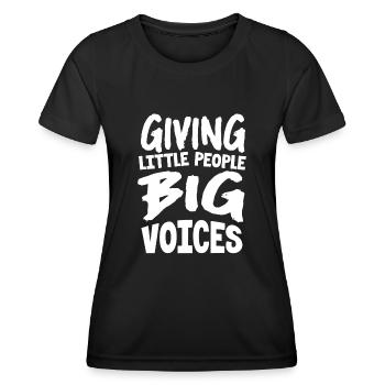 Speech-language pathology, speech-language pathologist - Women's Functional T-Shirt - black - Front - AI Model Female 172 light (172cm)