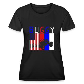 Buggy off-road off-road sand - Women's Functional T-Shirt - black - Front - AI Model Female 172 light (172cm)