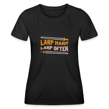 LARP RPG RPG Design for a Larper - Women's Functional T-Shirt - black - Front - AI Model Female 172 light (172cm)