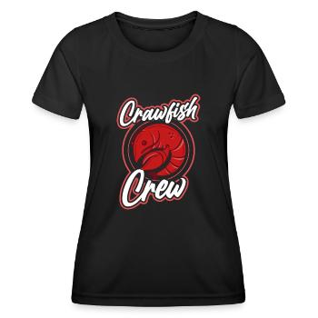 Crawfish Cajun & Crawfish Lobster Cooking - Women's Functional T-Shirt - black - Front - AI Model Female 172 light (172cm)