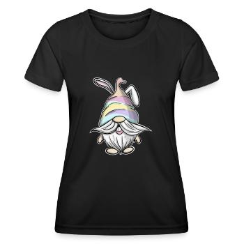 Ostern Gnome Gnomes - Frauen Funktions-T-Shirt - Schwarz - Vorne - AI Model Female 172 light (172cm)
