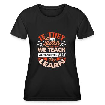 Special Needs Education, Special Education - Women's Functional T-Shirt - black - Front - AI Model Female 172 light (172cm)