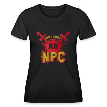 Larp Larper Larping Live Action Jeu de rôle - T-shirt sport Femme - noir - Devant - AI Model Female 172 light (172cm)