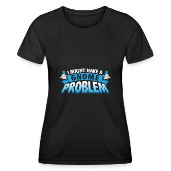 Garden Gnome Garden - Women's Functional T-Shirt - black - Front - AI Model Female 172 light (172cm)