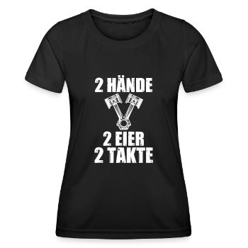 Auto Mechaniker KFZ Mechatroniker Tuner Schrauber - Frauen Funktions-T-Shirt - Schwarz - Vorne - AI Model Female 172 light (172cm)