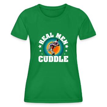Lutte Sport Arts Martiaux Lutteur Lutte - T-shirt sport Femme - vert - Devant - AI Model Female 172 dark (172cm)