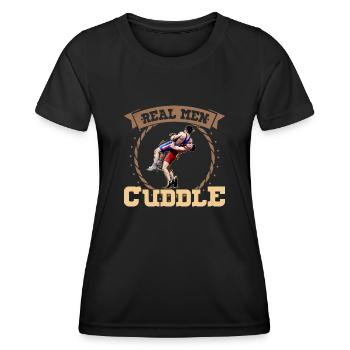 Wrestling Martial Arts Wrestler Wrestling Sports - Women's Functional T-Shirt - black - Front - AI Model Female 172 light (172cm)