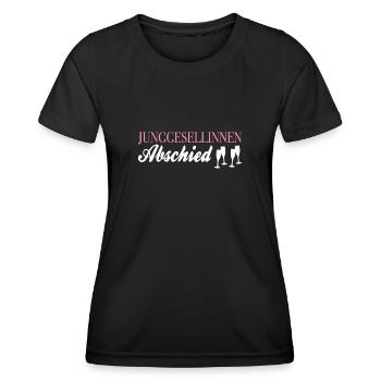 Junggesellinnenabschied - Frauen Funktions-T-Shirt - Schwarz - Vorne - AI Model Female 172 light (172cm)