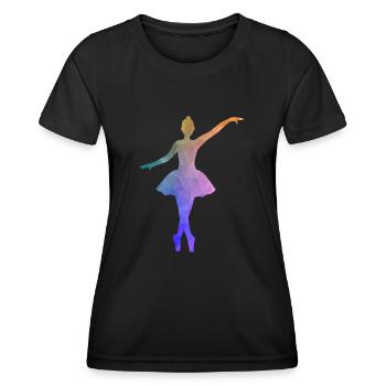 Ballet Dance Class Gift Dance Dancer Ballerina - Women's Functional T-Shirt - black - Front - AI Model Female 172 light (172cm)