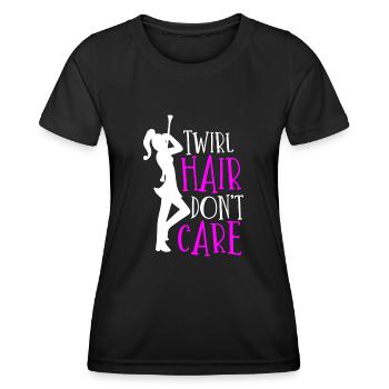 Baton Twirler, Baton Twirling, Gymnastique - T-shirt sport Femme - noir - Devant - AI Model Female 172 light (172cm)