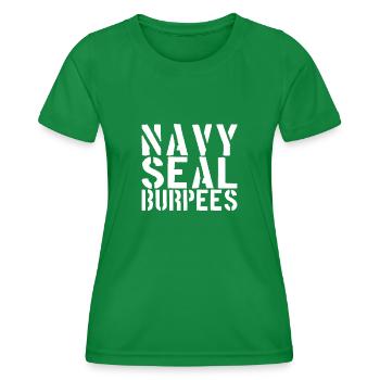 Chemise Burpees - T-shirt sport Femme - vert - Devant - AI Model Female 172 dark (172cm)