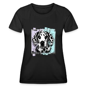 Dalmatian - Women's Functional T-Shirt - black - Front - AI Model Female 172 light (172cm)