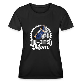 BJJ Jiu Jitsu Brésilien Filles Arts Martiaux - T-shirt sport Femme - noir - Devant - AI Model Female 172 light (172cm)