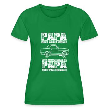 Oldtimer - Frauen Funktions-T-Shirt - Kelly Green - Vorne - AI Model Female 172 dark (172cm)