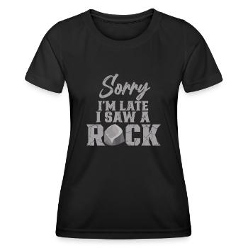 Geology Professor Geologist Geology Student - Women's Functional T-Shirt - black - Front - AI Model Female 172 light (172cm)