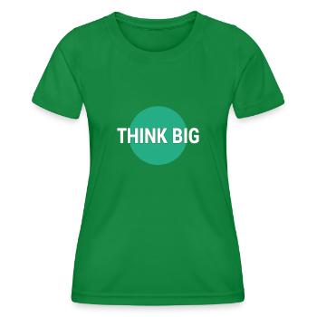Voyez grand, voyez grand - T-shirt sport Femme - vert - Devant - AI Model Female 172 dark (172cm)
