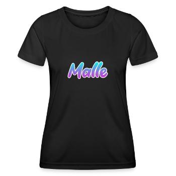 Malle Mallorca - Frauen Funktions-T-Shirt - Schwarz - Vorne - AI Model Female 172 light (172cm)
