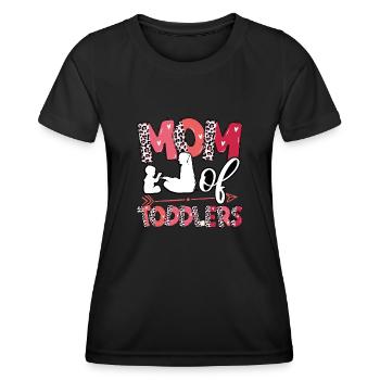 Mother of infants - Women's Functional T-Shirt - black - Front - AI Model Female 172 light (172cm)