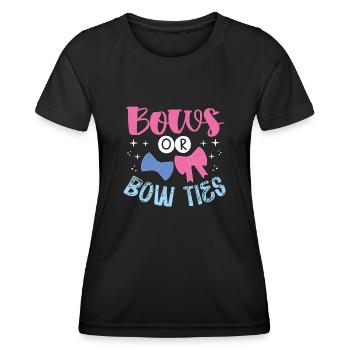 Grinding or flying - Women's Functional T-Shirt - black - Front - AI Model Female 172 light (172cm)