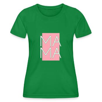 Maman - T-shirt sport Femme - vert - Devant - AI Model Female 172 dark (172cm)
