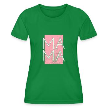 Maman - T-shirt sport Femme - vert - Devant - AI Model Female 172 dark (172cm)