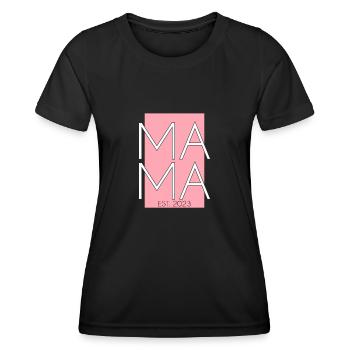 Mom 2023 - Women's Functional T-Shirt - black - Front - AI Model Female 172 light (172cm)