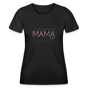 Mom 2023 - Women's Functional T-Shirt - black - Front - AI Model Female 172 light (172cm)