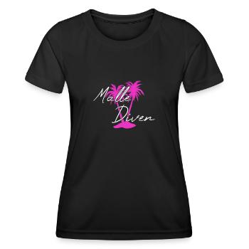 Malle Divas - T-shirt sport Femme - noir - Devant - AI Model Female 172 light (172cm)