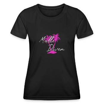 Malle Divas - T-shirt sport Femme - noir - Devant - AI Model Female 172 light (172cm)