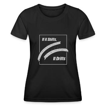When it shifts, JDM car racing drifts - Women's Functional T-Shirt - black - Front - AI Model Female 172 light (172cm)