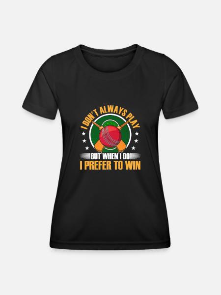 When I play, I prefer to go to - Women's Functional T-Shirt - black