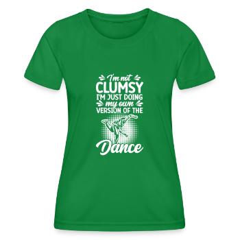 Le cricket est ma propre version du - T-shirt sport Femme - vert - Devant - AI Model Female 172 dark (172cm)