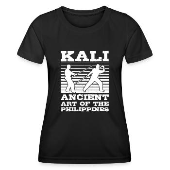 Kali Antike Kunst der Philippinen - Frauen Funktions-T-Shirt - Schwarz - Vorne - AI Model Female 172 light (172cm)