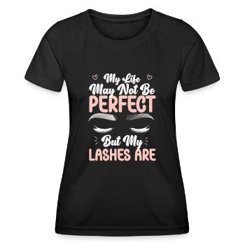 Esthéticienne Esthéticienne Soins de la Peau - T-shirt sport Femme - noir - Devant - AI Model Female 172 light (172cm)