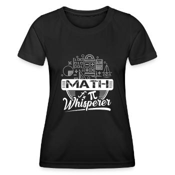 Mathematician Mathematician Math Whisperer - Women's Functional T-Shirt - black - Front - AI Model Female 172 light (172cm)