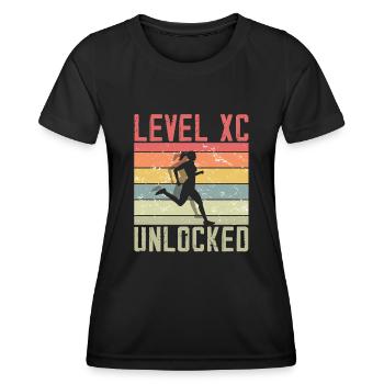 XC running present for men and women - Women's Functional T-Shirt - black - Front - AI Model Female 172 light (172cm)