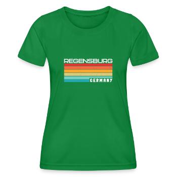 Regensburgerin Regensburger Regensburg - T-shirt sport Femme - vert - Devant - AI Model Female 172 dark (172cm)