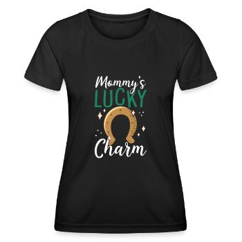 Mama Lucky Charm - Women's Functional T-Shirt - black - Front - AI Model Female 172 light (172cm)