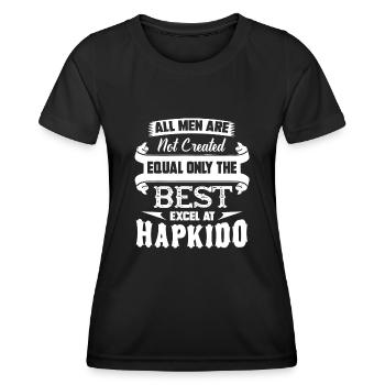 Hapkido Best Men Excel At Hapkido - Women's Functional T-Shirt - black - Front - AI Model Female 172 light (172cm)