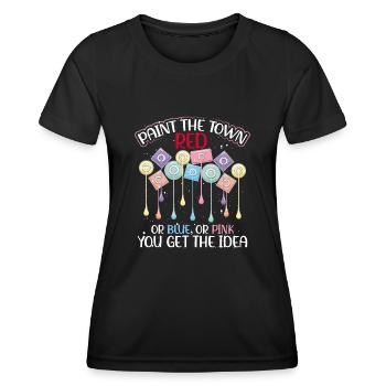 Die Stadt Unsicher Machen - Frauen Funktions-T-Shirt - Schwarz - Vorne - AI Model Female 172 light (172cm)